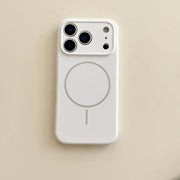 Cover posteriore magnetica silicone per iPhone 17 Pro Max