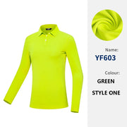 PGM Polo da golf donna ad alta elasticità T-shirt traspirante a maniche lunghe - immagine 9