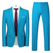 22 colori monopetto abiti da sposa formali abbigliamento uomo moda semplice Business - immagine 3