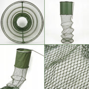 Rete da Pesca Pieghevole in Gomma 40x200cm 6 Cerchi - immagine 7