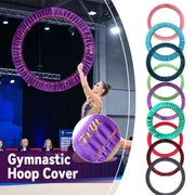 Copertura per Cerchio da Ginnastica Ritmica in Velluto Dorato - immagine 2