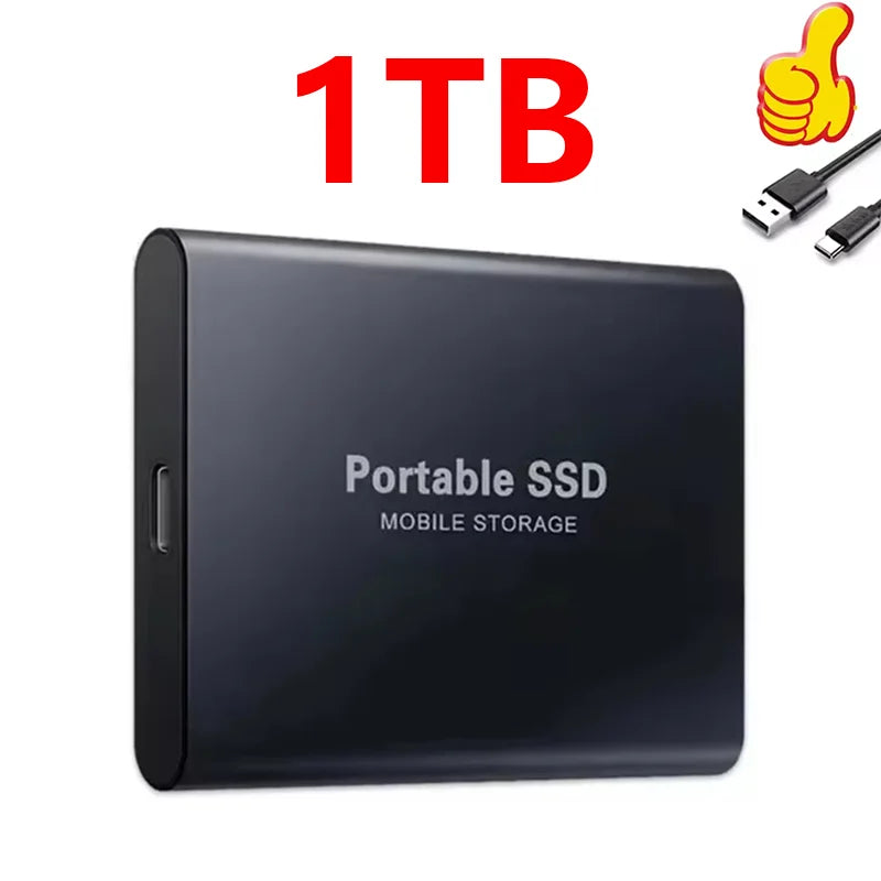 SSD esterno ad alta capacità 256TB HD esterno portatile 2TB Usb3.1 Potente disco a stato solido 1TB per laptop/computer/MAC/telefono