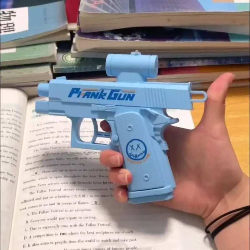 Divertente pistola ad acqua inversa bifacciale - Giocattolo scherzo estivo, mini spruzzatore d'acqua tattico per bambini e adulti, lotta in acqua sulla spiaggia in piscina