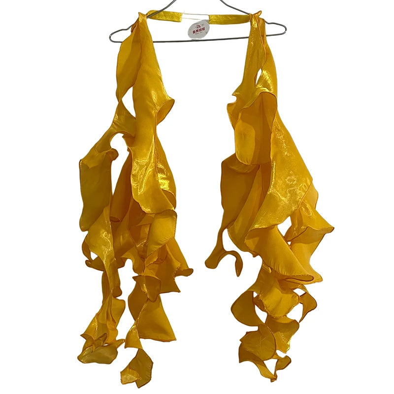 1 paio di nastri da polso eleganti e fluidi 75 cm per danza - 17 - immagine 17