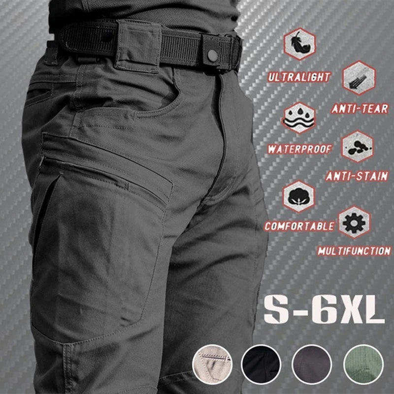 Pantaloni cargo tattici estivi da uomo casual leggeri impermeabili Escursionismo - immagine 6