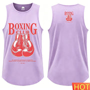 Canotta da boxe uomo t-shirt estiva girocollo senza maniche - immagine 11
