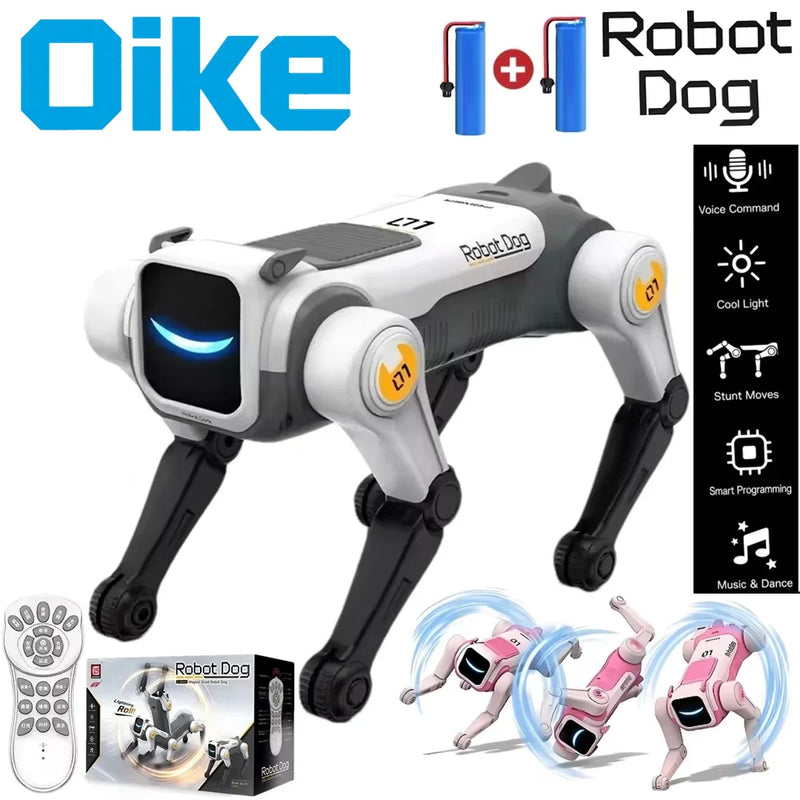 Cane Robot RC Intelligente con AI Comando Vocale Programmabile