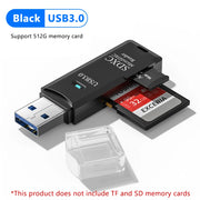 Lettore di schede USB 3.0 2.0 2 in 1 Micro SD Adattatore ad - immagine 12