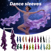 1 paio di nastri da polso eleganti e fluidi 75 cm per danza