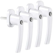 Maniglia per finestra in linea da 4/8 pezzi universale con chiave espag bloccabile - immagine 6