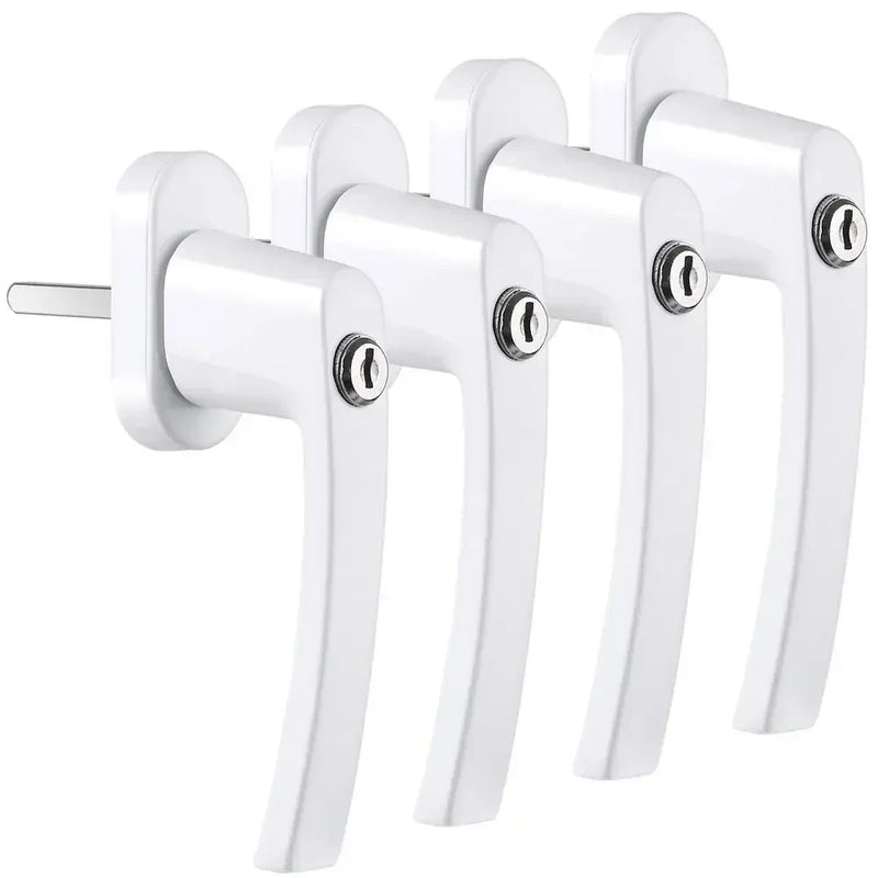 Maniglia per finestra in linea da 4/8 pezzi universale con chiave espag bloccabile - immagine 6