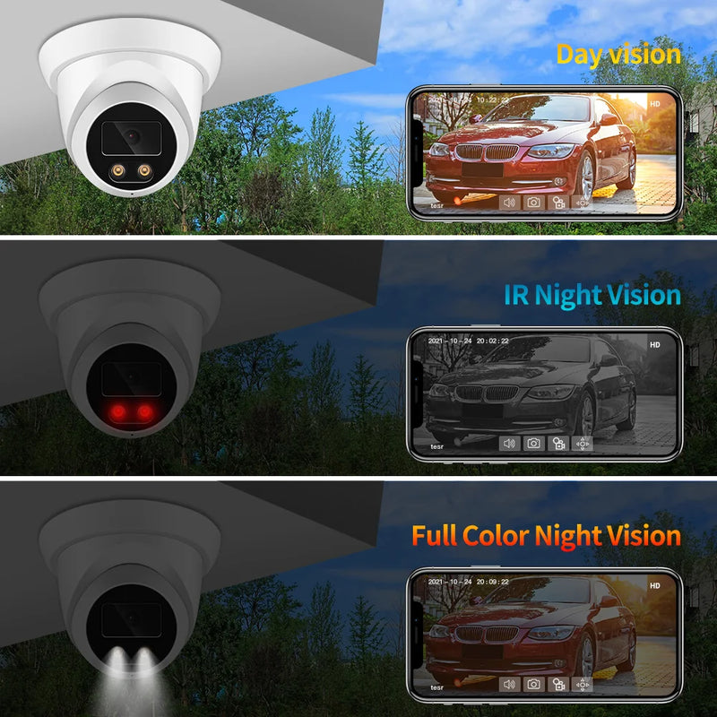 Telecamera IP ASECAM 4K 8MP per esterni con audio POE H.265 Onvif grandangolare