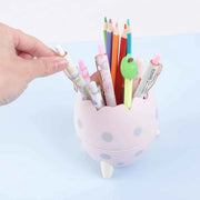 Portapenne per uova di dinosauro cartone animato - Simpatico astuccio per matite innovativo staccabile per ornamenti da tavolo Materiale scolastico Organizzatore regalo per bambini