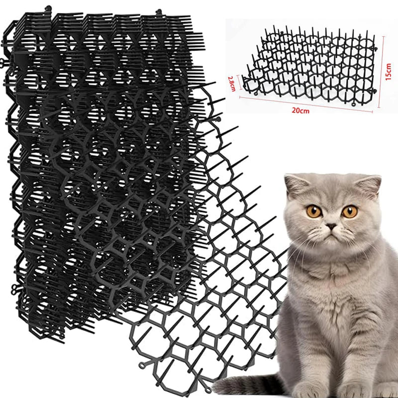 Confezione da 12 tappetini deterrenti per gatti tappetino scatti piante chiodate - immagine 10