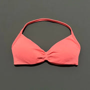 Reggiseno sportivo con spalline Intimo yoga Donna Palestra Top Corsa Esercizio senza - Coral Pink - immagine 10