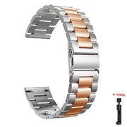 Cinturino Acciaio Inossidabile 20mm/22mm – Compatibile Samsung Galaxy Watch, Huawei GT, Amazfit - Campeda