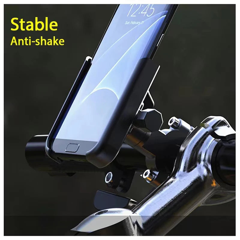 Supporto Telefono Moto CNC per ZONTES ZT125 ZT310 – Porta Smartphone GPS 360° Manubrio Universale in Alluminio