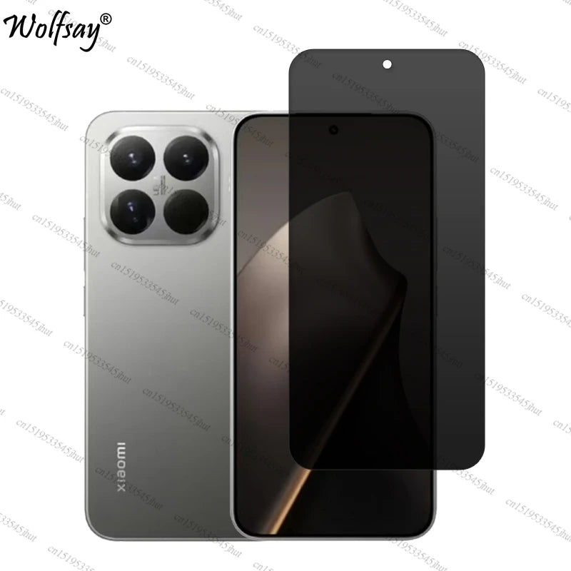 Privacy Protezione Dello Schermo Per Xiaomi 15T Anti-Spy Vetro Temperato Xiaomi 15T 15 T Pro Obiettivo Della Macchina Fotografica Pellicola di Vetro Per Xiaomi 15T vetro