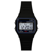 Orologio da polso per bambini impermeabile a LED sportivo analogico digitale militare - Black - immagine 2