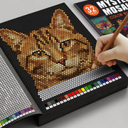 Libro da Colorare con Mosaici Misteriosi: 32 Pagine di Pixel Art per Adulti - immagine 7