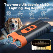 Repellente per cani ad ultrasuoni a doppia testa Dispositivo di addestramento - immagine 6
