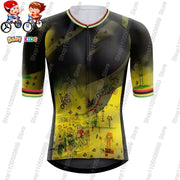 Set Maglia Ciclismo Bambini Tour Francia Wout Van Aert - immagine 19
