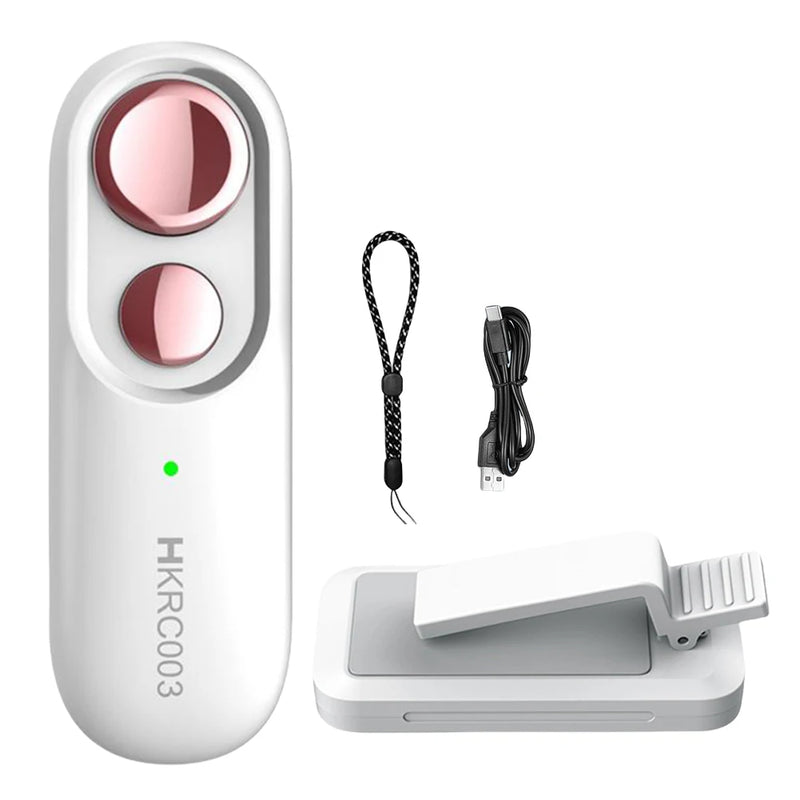 Girapagina con telecomando Anello con punta delle dita ricaricabile di tipo C Girapagina RC Clicker remoto per fotocamera per Kindle e tablet