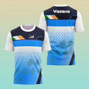 Camicia da allenamento per ping pong alla moda Maglietta estiva uomo Uniformi tennis - immagine 12