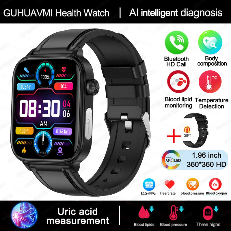 Rilevatore diagnostico AI Smart Watch Donna Test della composizione corporea dei - immagine 13