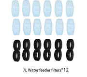 6/12 pezzi distributore automatico di acqua filtri speciali per alimentatore d'acqua - immagine 11