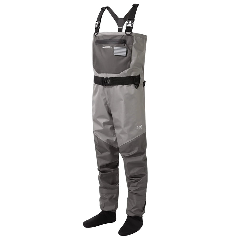 BASSDASH Wader da pesca Calzino leggero FW08 Trampolieri traspiranti uomo Petto - immagine 3