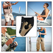 Comoda cintura di supporto per la vita con porta canna da pesca - immagine 2