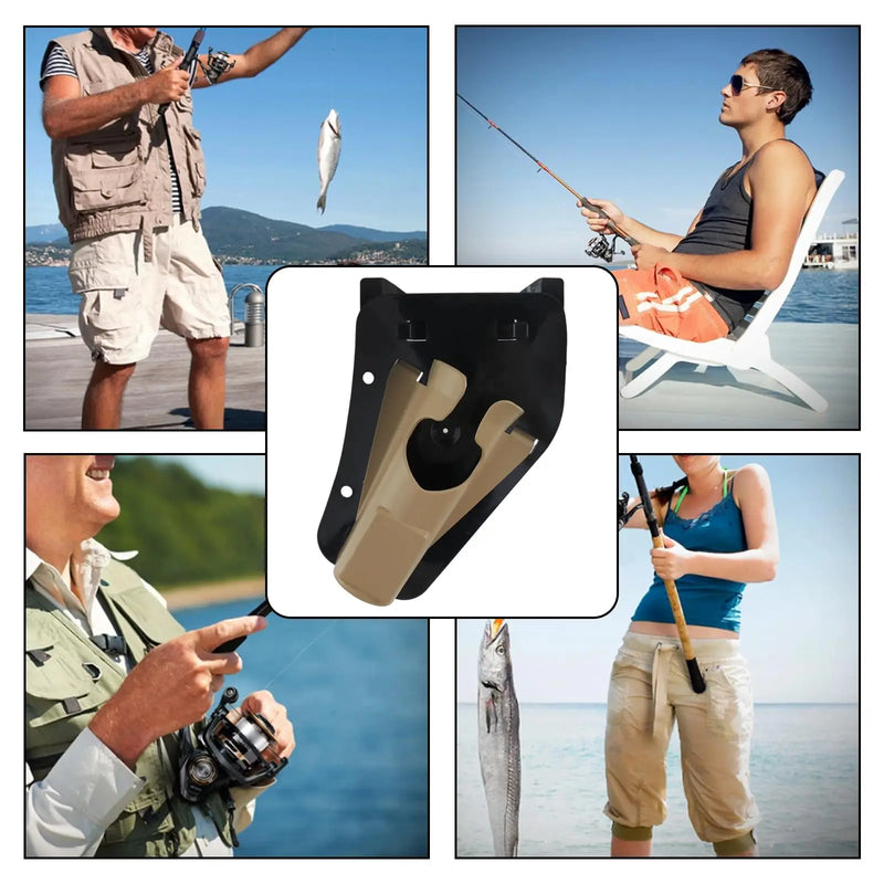 Comoda cintura di supporto per la vita con porta canna da pesca - immagine 2