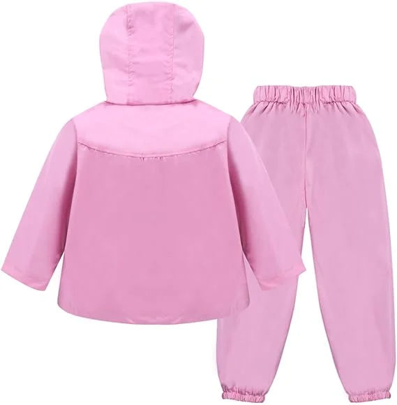 Primavera Autunno Abbigliamento per bambini Completo Giacca a vento Impermeabile - immagine 2