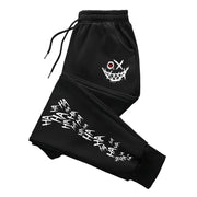 Tuta uomo streetwear – felpa con cappuccio e pantaloni jogging con stampa effetto inchiostro - Campeda