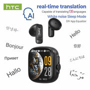 Auricolari Traduttori AI HTC NE72 TWS Open-Ear Cuffie Wireless Bluetooth 6.0 - immagine 7
