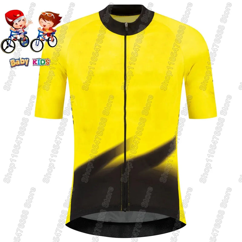 Set Maglia Ciclismo Bambini Tour Francia Wout Van Aert - immagine 17