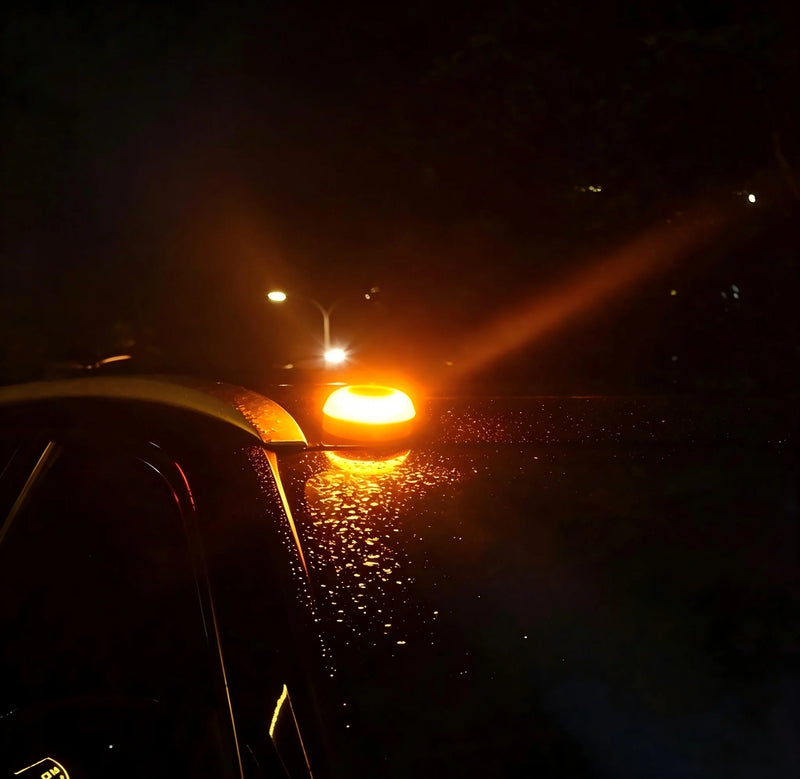 Luce di emergenza per auto a LED lampeggiante incidenti stradali induzione magnetica - immagine 6