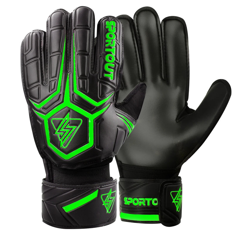 Guanti da Portiere Bambini SPORTOUT – Grip in Lattice 4 mm con Protezione Dita e Traspiranti - Campeda