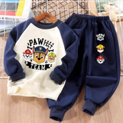 Set 2 Pezzi PAW Patrol per Bambini: Felpe con Stampa e Cuciture a