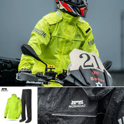 Tuta antipioggia per moto Set giacca e pantaloni impermeabili equitazione