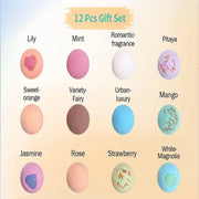 Bombe da bagno per donna Set regalo 12 pezzi Effetto fizz meraviglioso naturale - immagine 5
