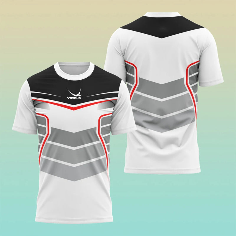 Camicia da allenamento per ping pong alla moda Maglietta estiva uomo Uniformi tennis - immagine 18