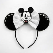 Disney Pink Daisy Duck Bow Fasce per capelli Paillettes viola Fascia orecchie di - 19 - immagine 20
