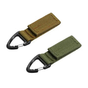 Clip Tattica MOLLE Porta Chiavi – Moschettone Nylon per Cintura e Zaino (1/2/3 Pezzi) Accessorio Outdoor EDC - Campeda