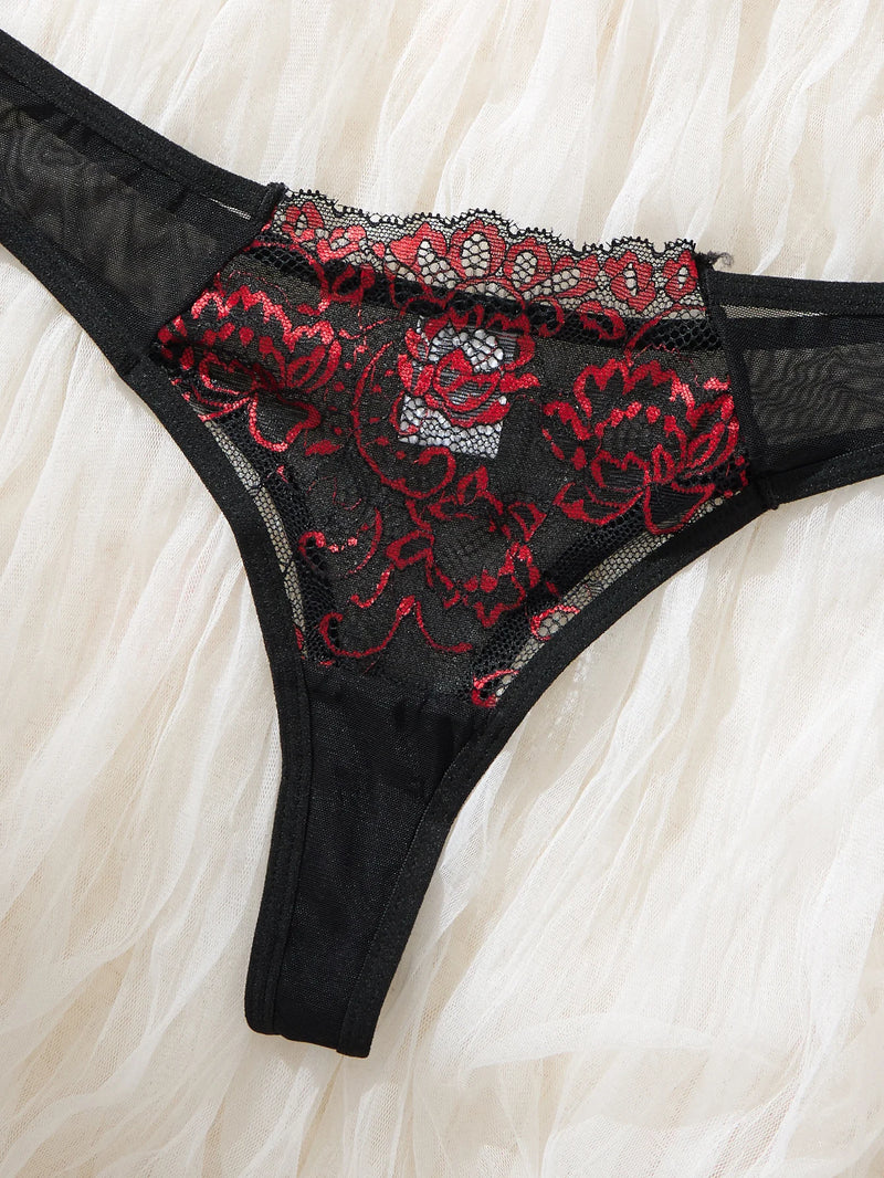 Reggiseno sexy completi da donna trasparente - immagine 6