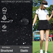 Abbigliamento da Golf Pgm Top Estivo a Maniche Corte per Donne - immagine 5