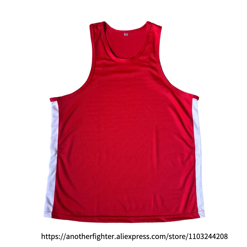 Gilet e pantaloncini da boxe Muay Thai Uomo Donna Bambino Sanda Wushu Arti - immagine 3