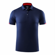 Polo da uomo a maniche corte in poliestere – traspirante, casual ed elegante per primavera ed estate - Campeda