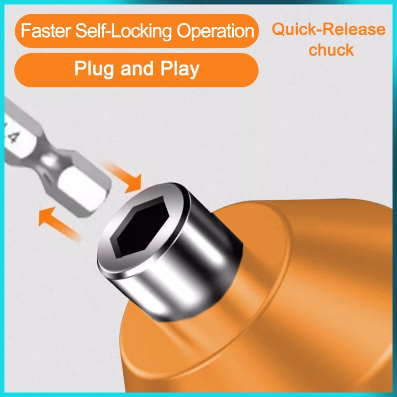 Rechargeable Electric Screwdriver Mini Drill Multifunctional Automatic Screwdriver Tool for DIY Projects Home Use